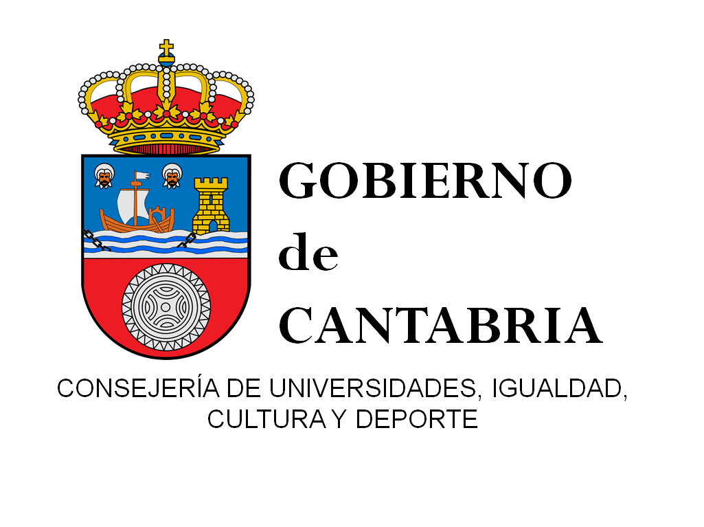 Logo Consejería de Universidades, Igualdad, Cultura y Deporte. Gobierno de Cantabria